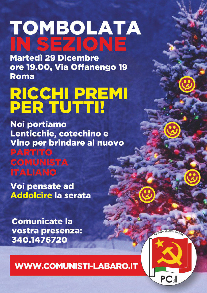 Volantino tombolata natale 2